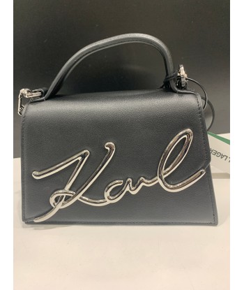 Sac en cuir Karl Lagerfeld signature crossbody des créatures d'habitude