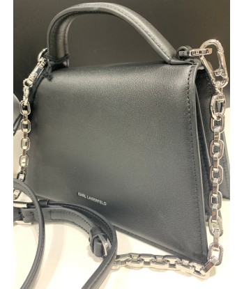 Sac en cuir Karl Lagerfeld signature crossbody des créatures d'habitude