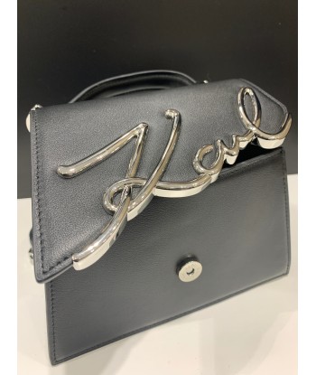 Sac en cuir Karl Lagerfeld signature crossbody des créatures d'habitude