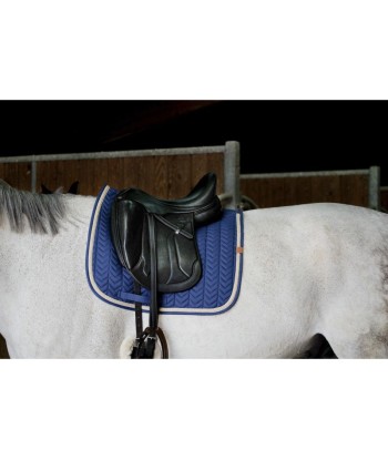 Tapis de selle EQUITHEME Softy dressage marine l'évolution des habitudes 