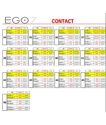 Bottes CONTACT - EGO7 d'Europe débarque