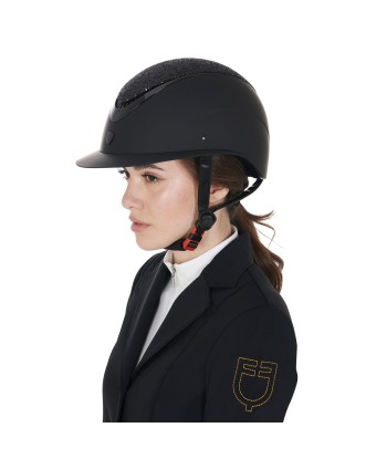 Casque Large visière paillettes - EQUESTRO vente chaude votre 