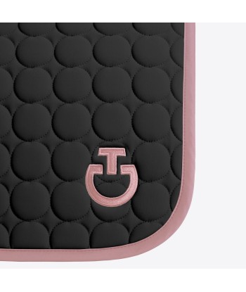 Tapis CIRCULAR QUILTING noir / candy pink - CAVALLERIA TOSCANA outlet