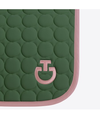 Tapis CIRCULAR QUILTING vert / candy pink - CAVALLERIA TOSCANA chez Cornerstreet bien 