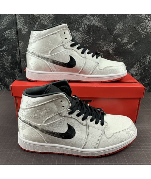 AIR JORDAN 1 MID AJ1 White d'Europe débarque