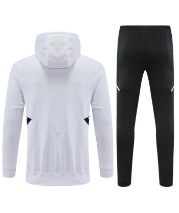 Real Madrid tracksuit 2023 white pas cher 