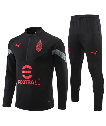 Milan tracksuit Black red 2023 pas cheres