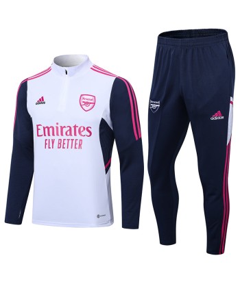 Arsenal tracksuit white 2022/23 livraison gratuite