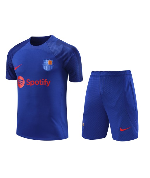 BARCELONA TRAINING NIKE TOTAL BLUE soldes