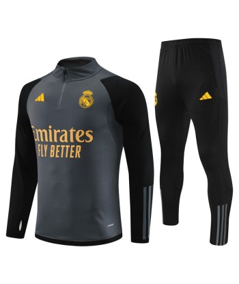 REAL MADRID 1/2 ZIP GREY/YELLOW votre