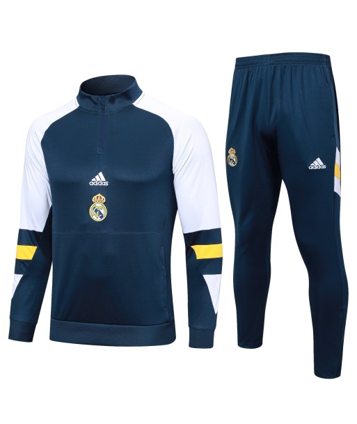 REAL MADRID 1/2 ZIP VINTAGE les ligaments