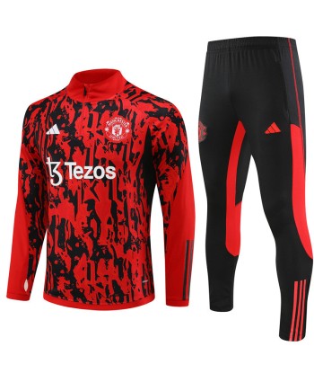 MANCHESTER UNITED 1/2 ZIP RED/BLACK commande en ligne