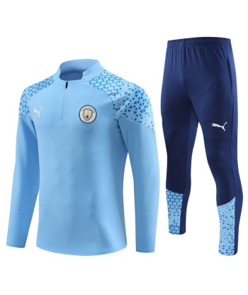 MANCHESTER CITY 1/2 ZIP SKY BLUE Pour