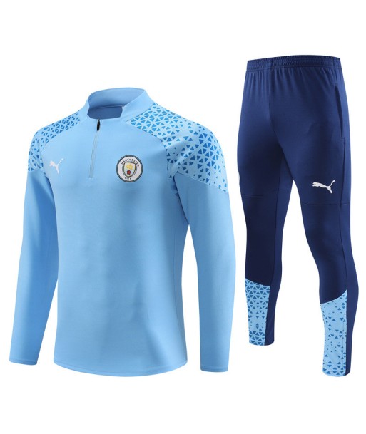 MANCHESTER CITY 1/2 ZIP SKY BLUE Pour