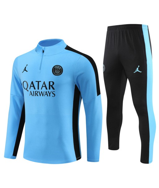 PSG 1/2 ZIP SKY BLUE/BLACK offre 