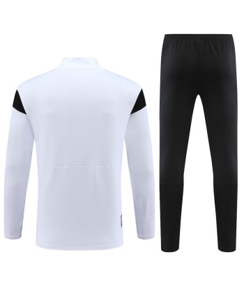 MARSIGLIA 1/2 ZIP WHITE/BLACK Venez acheter