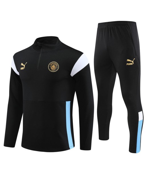 MANCHESTER CITY 1/2 ZIP BLACK 2 - 3 jours ouvrés.