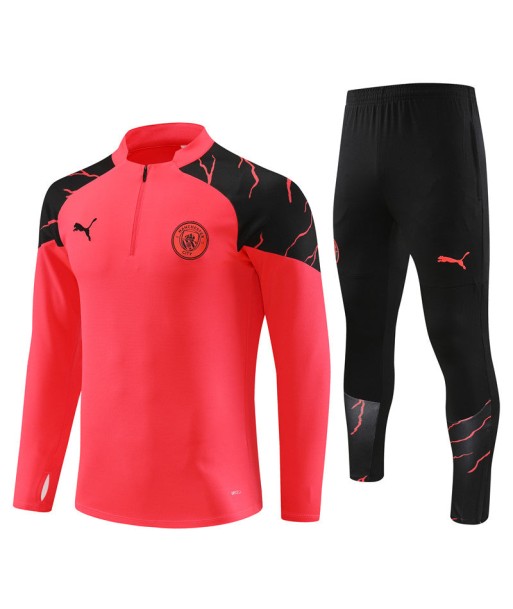 MANCHESTER CITY 1/2 ZIP RED/BLACK Fin de série