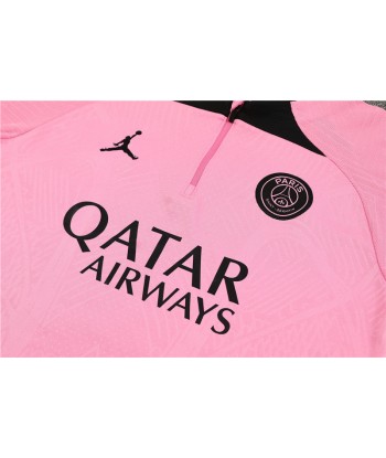 PSG 1/2 ZIP PINK AND BLACK Venez acheter