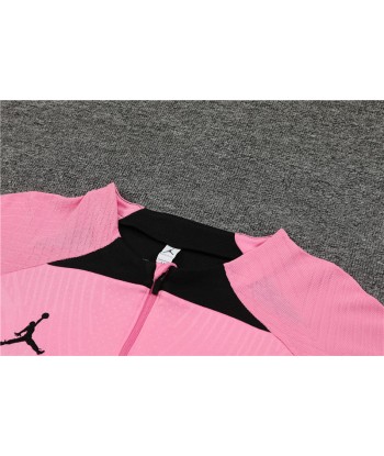 PSG 1/2 ZIP PINK AND BLACK Venez acheter