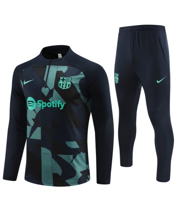 BARCELONA 1/2 ZIP BLACK/GREEN outlet