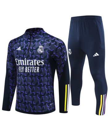 REAL MADRID 1/2 ZIP VIOLET MULTICOLOR la chaussure