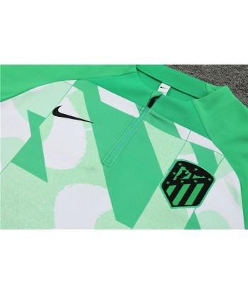 ATLETICO MADRID 1/2 ZIP GREEN/WHITE meilleur choix