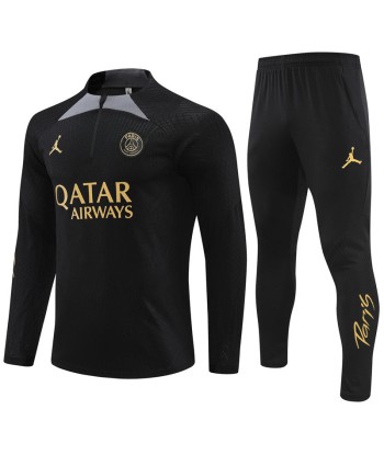 PSG 1/2 ZIP BLACK/GOLD de la marque