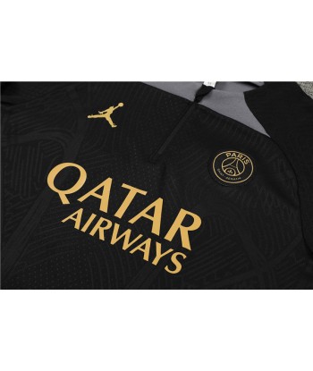 PSG 1/2 ZIP BLACK/GOLD de la marque