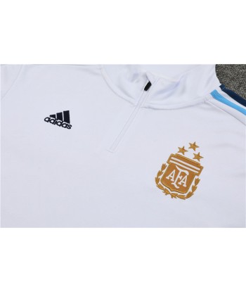 ARGENTINA 1/2 ZIP WHITE/GOLD 2024 france