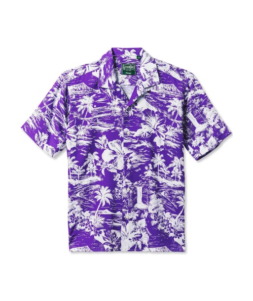 GITMAN VINTAGE - PURPLE ALOHA RAY-ON CAMP des créatures d'habitude