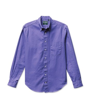 GITMAN VINTAGE - PERIWINKLE OVERDYE OXFORD en stock