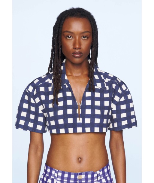 JACQUEMUS - LE HAUT BEBI NAVY CHECKS suggérées chez