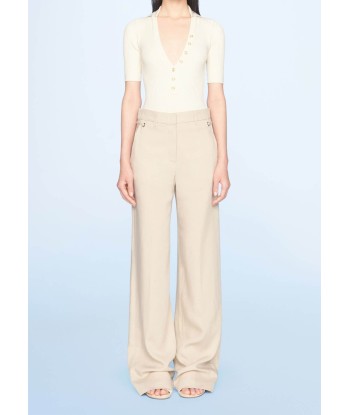 JACQUEMUS - LE PANTALON MARINO BEIGE livraison gratuite