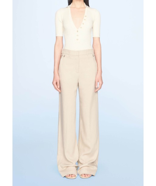 JACQUEMUS - LE PANTALON MARINO BEIGE livraison gratuite