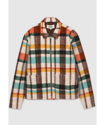 YMC - BAY CITY CHECK WOOL BOMBER JACKET MULTI JUSQU'A -70%! 