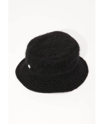 OUR LEGACY - BUCKET HAT BLACK MOHAIR la livraison gratuite