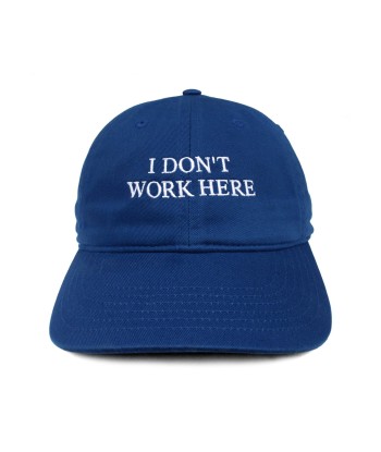 IDEA - SORRY I DON'T WORK HERE CAP BLUE Les êtres humains sont 