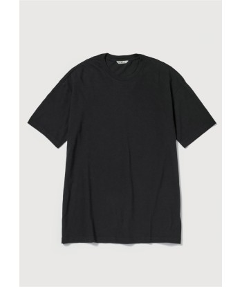 AURALEE - SEAMLESS CREW NECK TEE - BLACK 2023