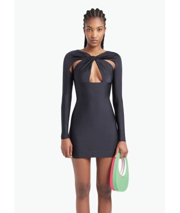 COPERNI - TWISTED CUT-OUT JERSEY DRESS BLACK la livraison gratuite