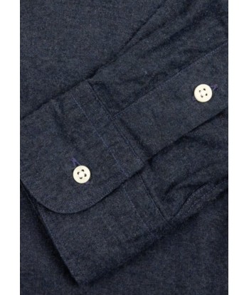 GITMAN VINTAGE - NAVY CLASSIC FLANNEL SHIRT 2023