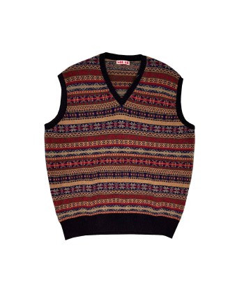 SOLAR COURT - PAPI SWEATER VEST RED à prix réduit toute l'année