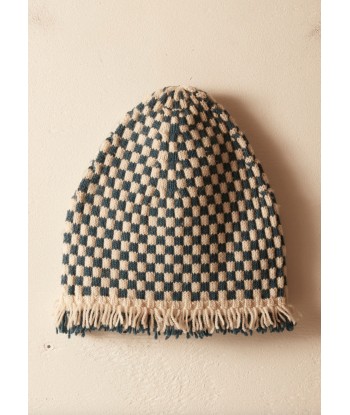 BODE - FRINGE CHECK HAT BLUE JUSQU'A -70%! 