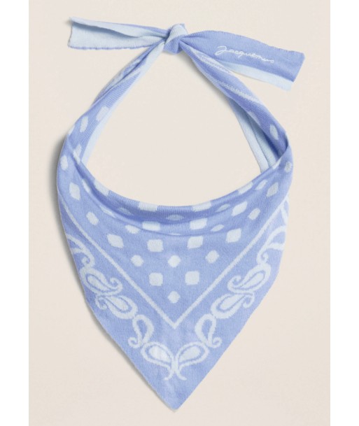 JACQUEMUS - LE FOULARD AMARO PRINT BLUE le concept de la Pate a emporter 