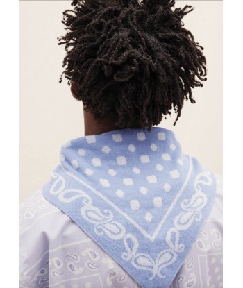 JACQUEMUS - LE FOULARD AMARO PRINT BLUE le concept de la Pate a emporter 