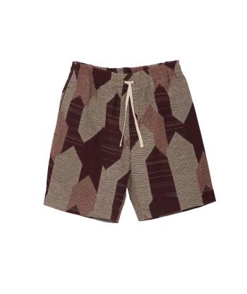 YMC - JAY SHORT BURGUNDY solde