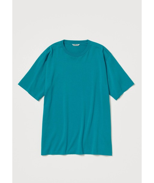 AURALEE - LUSTER PLAITING TEE TEAL GREEN livraison et retour toujours gratuits