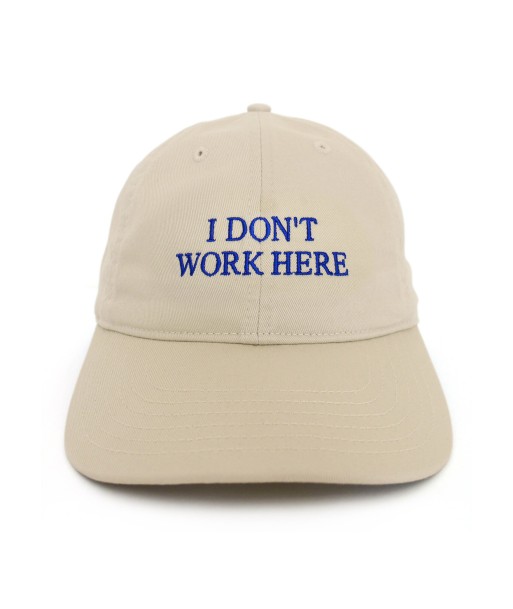 IDEA - SORRY I DON'T WORK HERE CAP BEIGE à prix réduit toute l'année