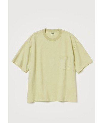 AURALEE - STAND-UP TEE LIGHT KHAKI l'achat 