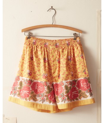 BODE - BLOOMING BORDER SHORTS YELLOW MULTI une grave pollution 